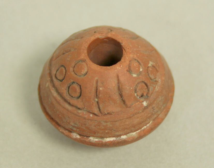 Spindle Whorl, Ceramic, Peruvian; north coast (?) 