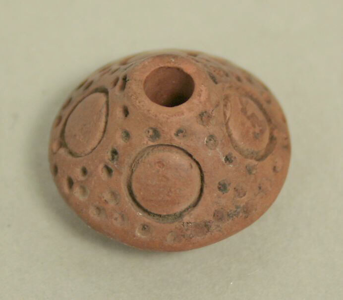 Spindle Whorl, Ceramic, Peruvian; north coast (?) 