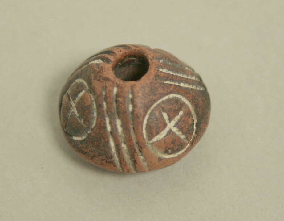 Spindle Whorl, Ceramic, Peruvian; north coast (?) 