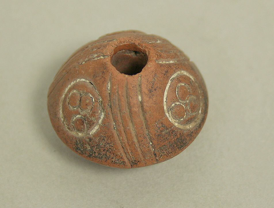 Spindle Whorl, Ceramic, Peruvian; north coast (?) 