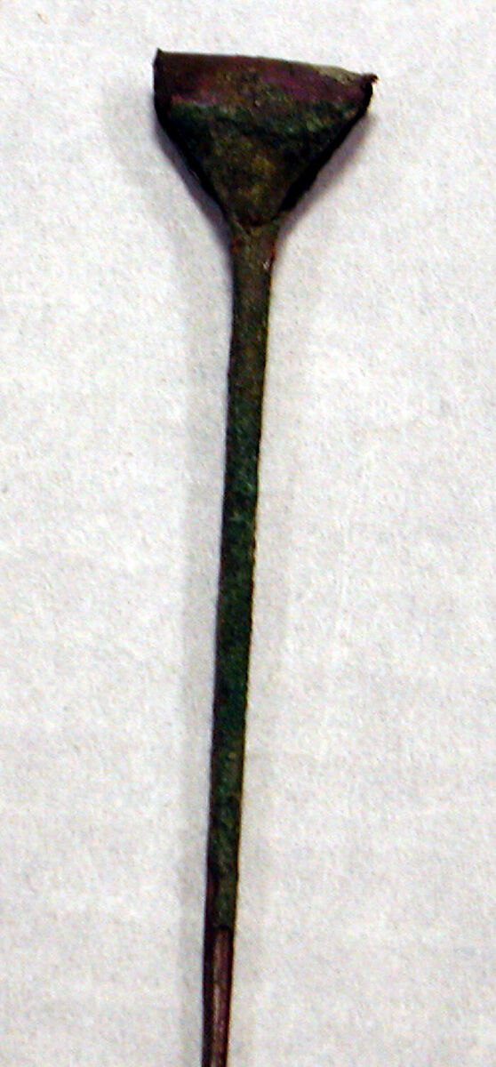 Hammered Copper Rattle, Copper (hammered), Peru; north coast (?)