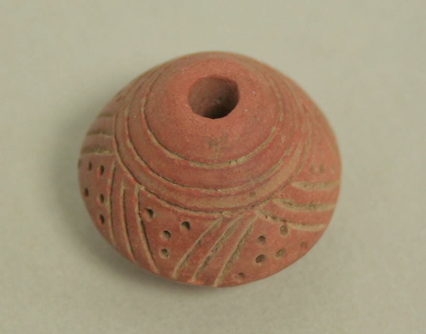 Spindle Whorl, Ceramic, Peruvian; north coast (?) 