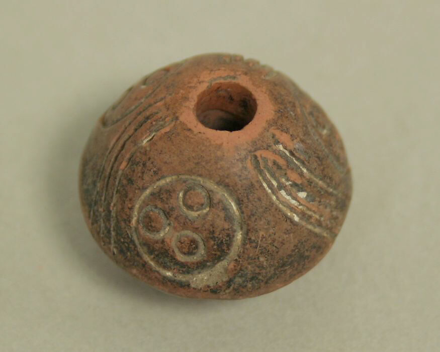 Spindle Whorl, Ceramic, Peruvian; north coast (?) 