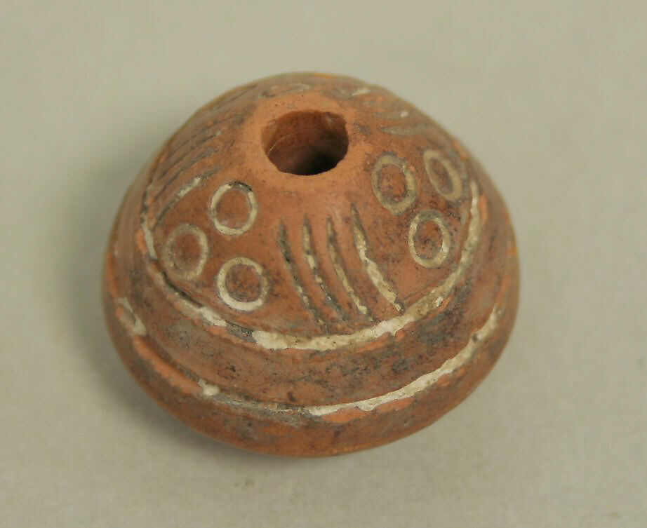 Spindle Whorl, Ceramic, Peruvian; north coast (?) 