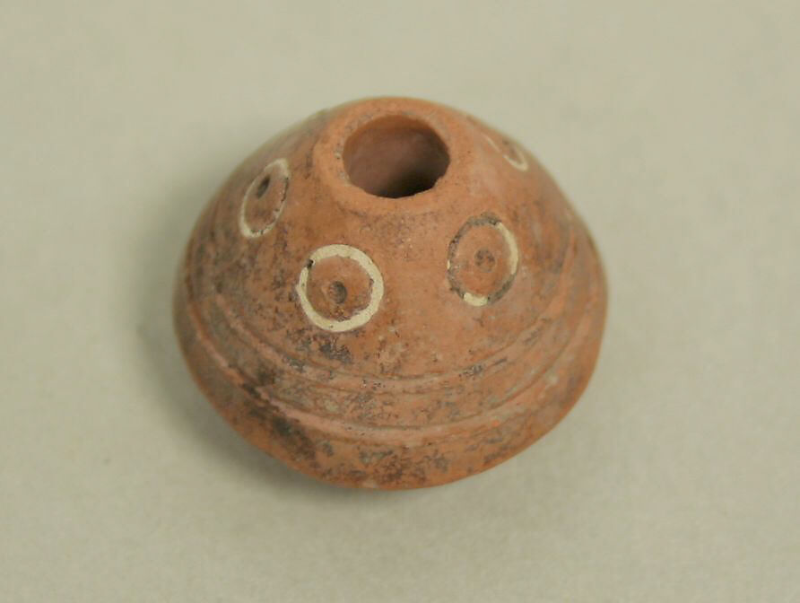 Spindle Whorl, Ceramic, Peruvian; north coast (?) 