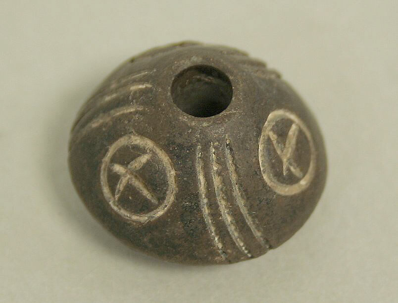 Spindle Whorl, Ceramic, Peruvian; north coast (?) 