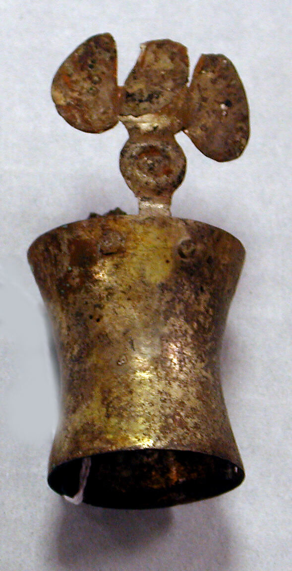 Hammered Silver Miniature Crown, Silver (hammered), gilt, Peru; north or central coast (?) 