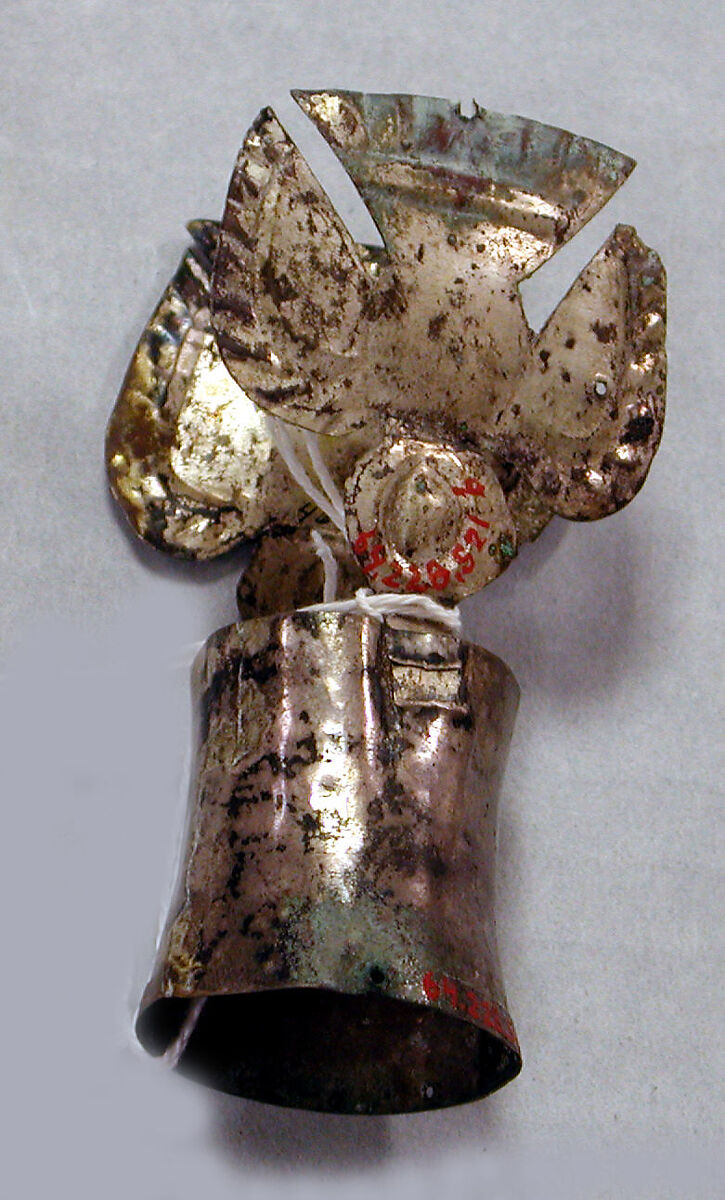 Hammered Silver Miniature Crown, Silver (hammered), gilt, Peru; north or central coast (?) 