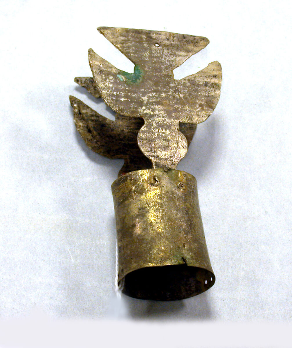 Hammered Silver Miniature Crown, Silver (hammered), gilt, Peru; north or central coast (?) 