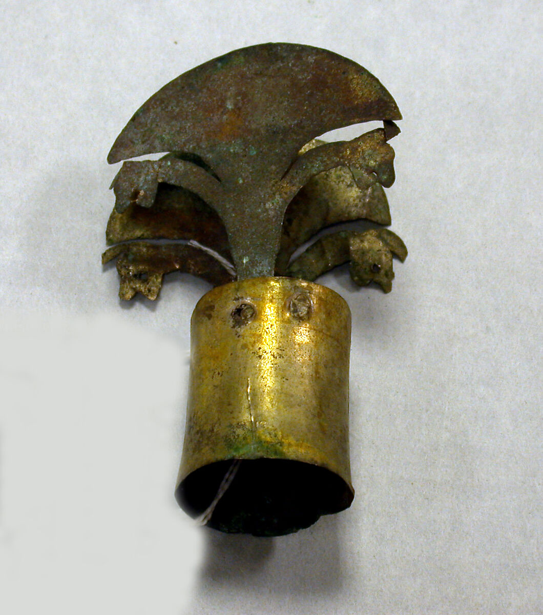 Hammered Silver Miniature Crown, Silver (hammered), gilt, Peru; north or central coast (?) 