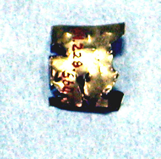 Gold Sheet Fragment, Gold, Peruvian