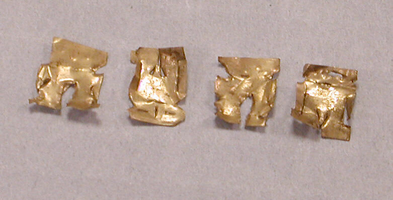 Gold Sheet Fragment, Gold, Peruvian 