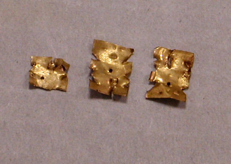 Gold Sheet Fragment, Gold, Peruvian 