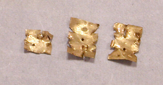 Gold Sheet Fragment, Gold, Peruvian 