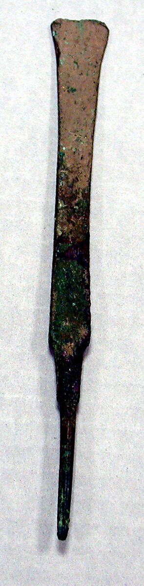 Hammered Copper Chisel, Copper, Peru; north coast (?) 