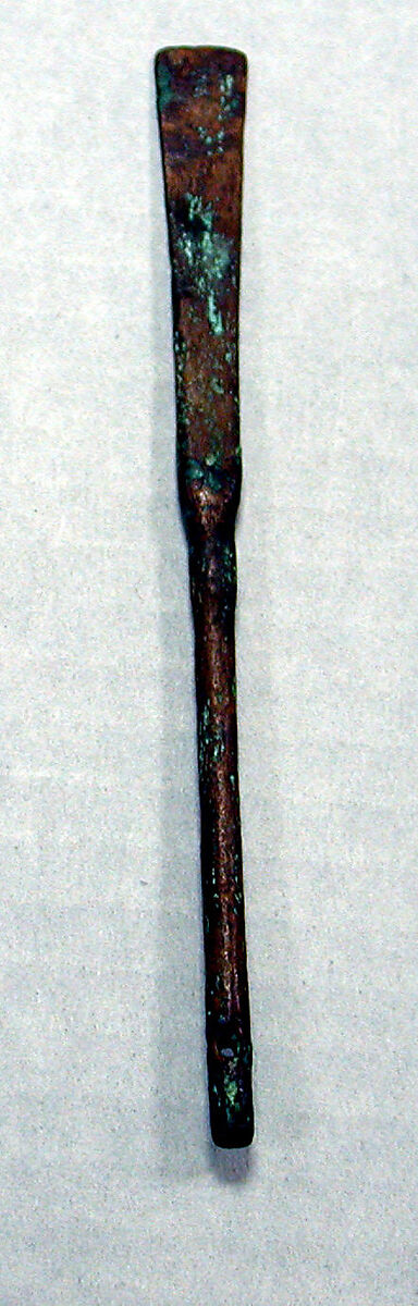 Hammered Copper Chisel, Copper, Peru; north coast (?) 