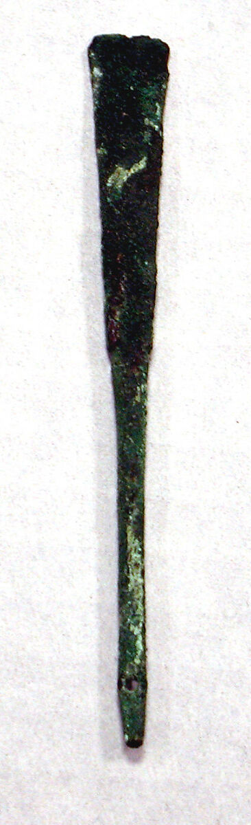 Hammered Copper Chisel, Copper, Peru; north coast (?) 