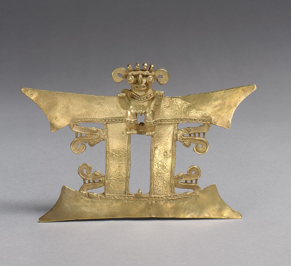 Figure pendant, Greater Chiriquí artist, Gold, Diquís