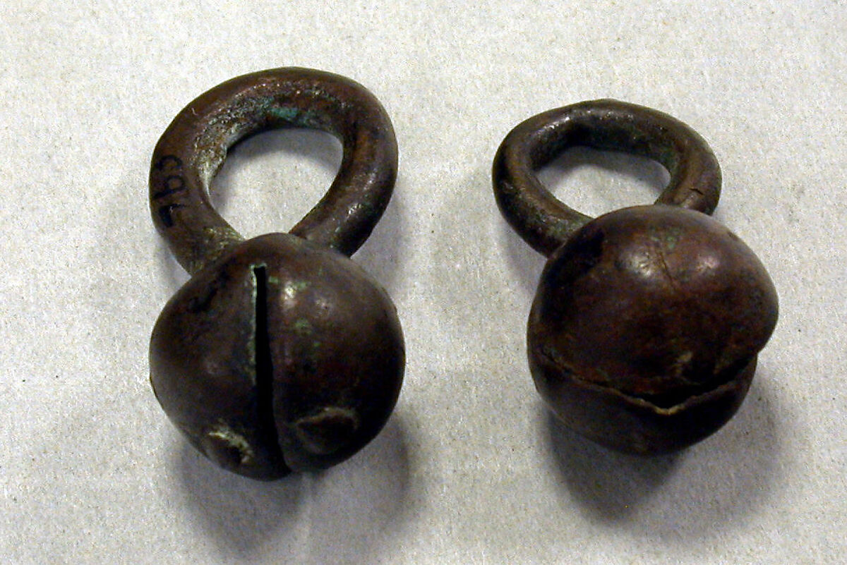 Bell Dangle, Bronze (cast), Peru; north coast (?) 