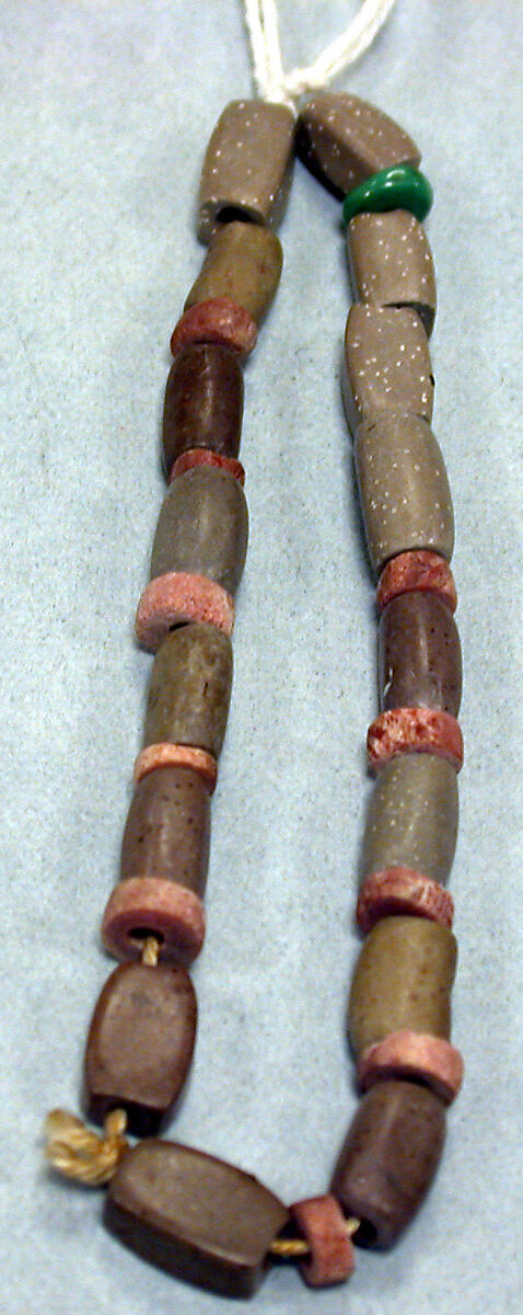 Necklace of Stone and Shell Beads, Stone, shell, Peru; north coast (?) 