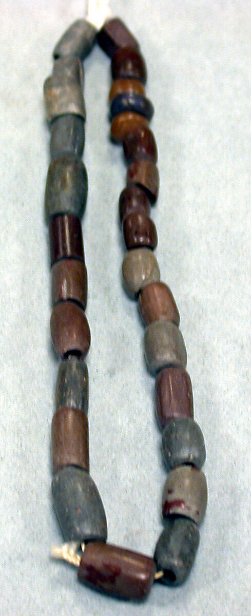 Necklace of Stone Beads, Stone, Peru; north coast (?) 