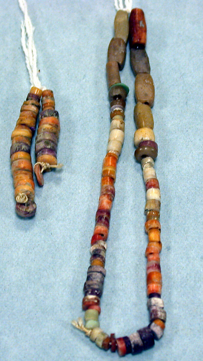 Necklace of Stone and Shell Beads | Peru; north coast (?) | The ...