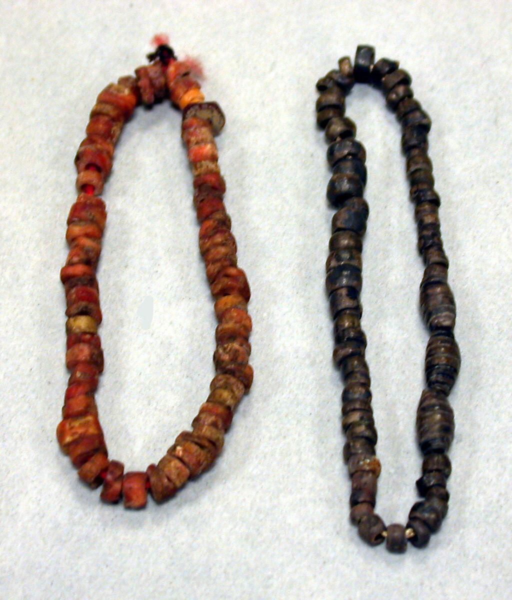Necklace of Stone and Shell Beads, Shell beads, Peru; north coast (?) 