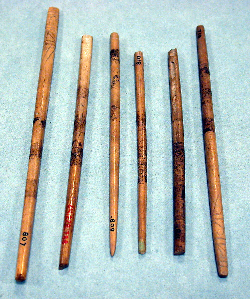 Bone Weaving Bobbin, Bone, Peru; north coast (?)