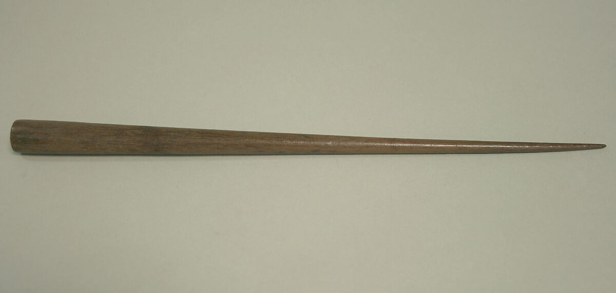 Wooden Spindle (?), Wood, Peruvian 
