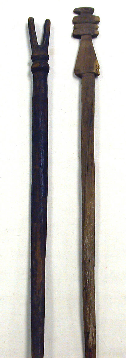 Forked Wooden Staff, Wood, Peruvian