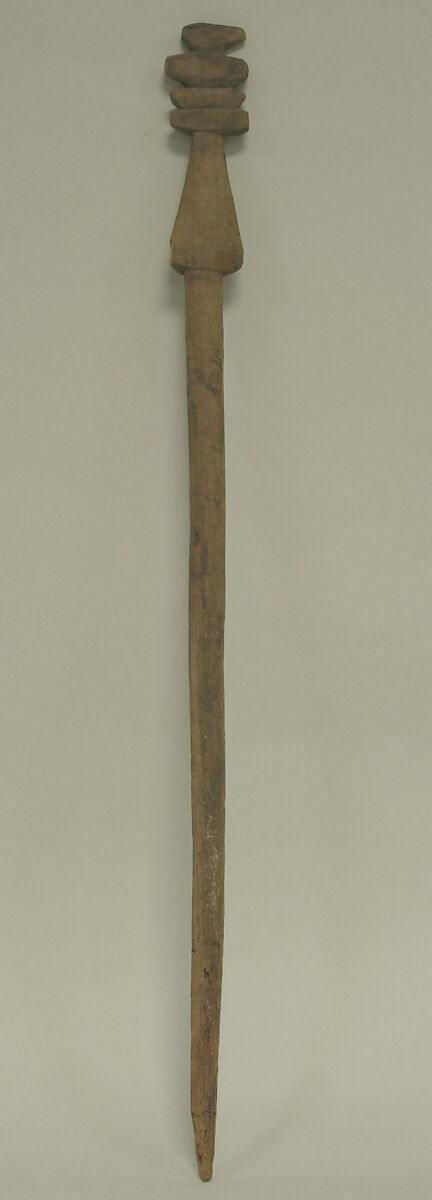 Wooden Staff with Birds, Wood, North or central coast (?) 