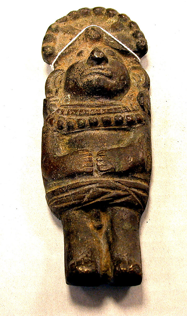 Cast Brass Figure, Brass (cast), Peruvian 