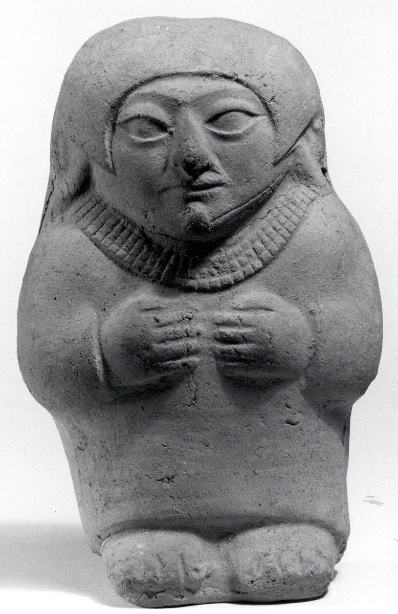 Standing Ceramic Figure, Ceramic, Moche