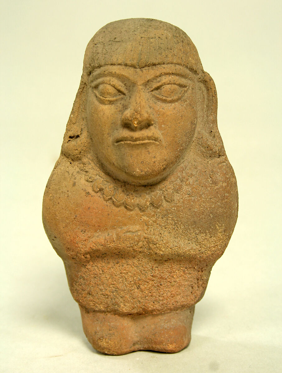 Standing Ceramic Figure, Ceramic, Moche 