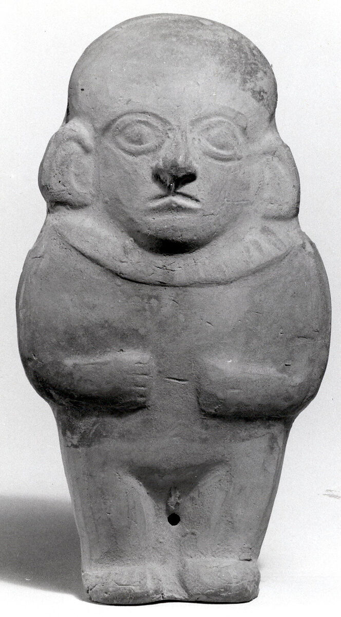 Standing Ceramic Figure, Ceramic, Moche