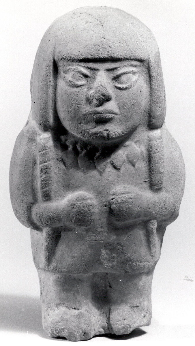 Standing Ceramic Figure, Ceramic, Moche