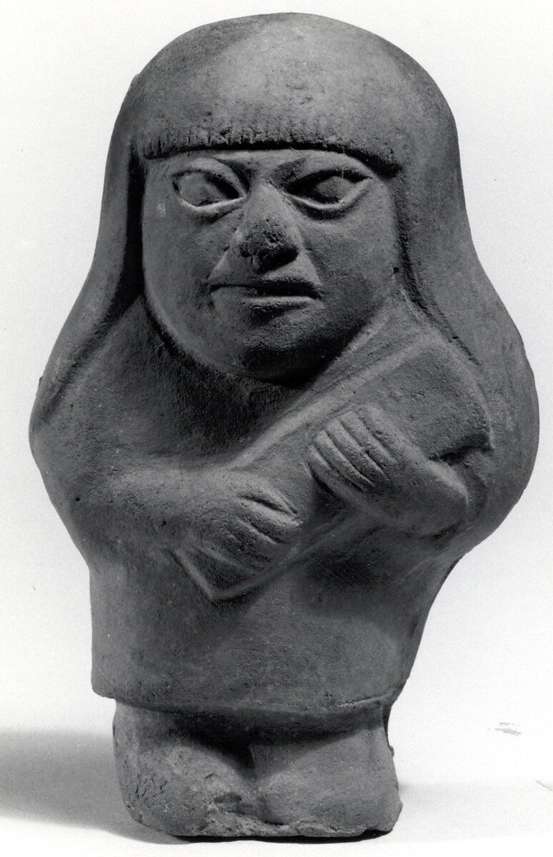 Standing Ceramic Figure, Ceramic, Moche
