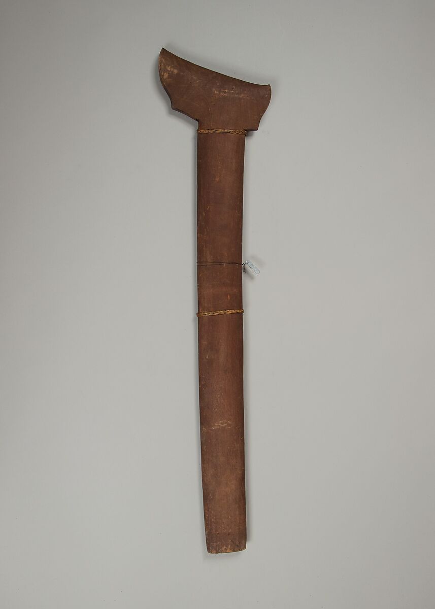 Sheath for a Kris, Wood, cord, Philippine 