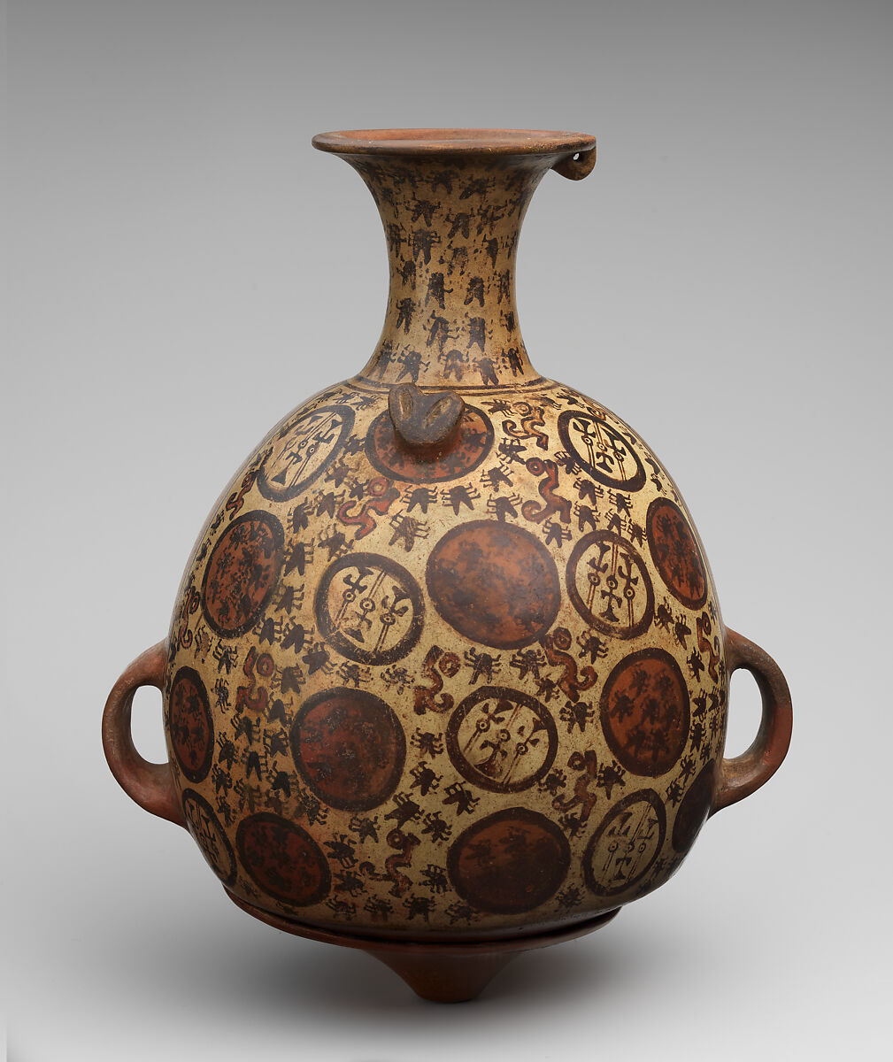 Urpu (jar), Inca artist(s), Ceramic, slip, Inca 