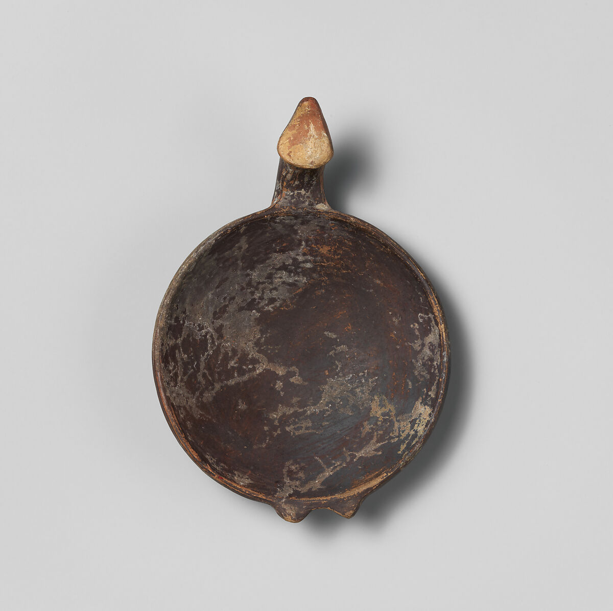 Miniature Dish with Handle, Ceramic, Inca