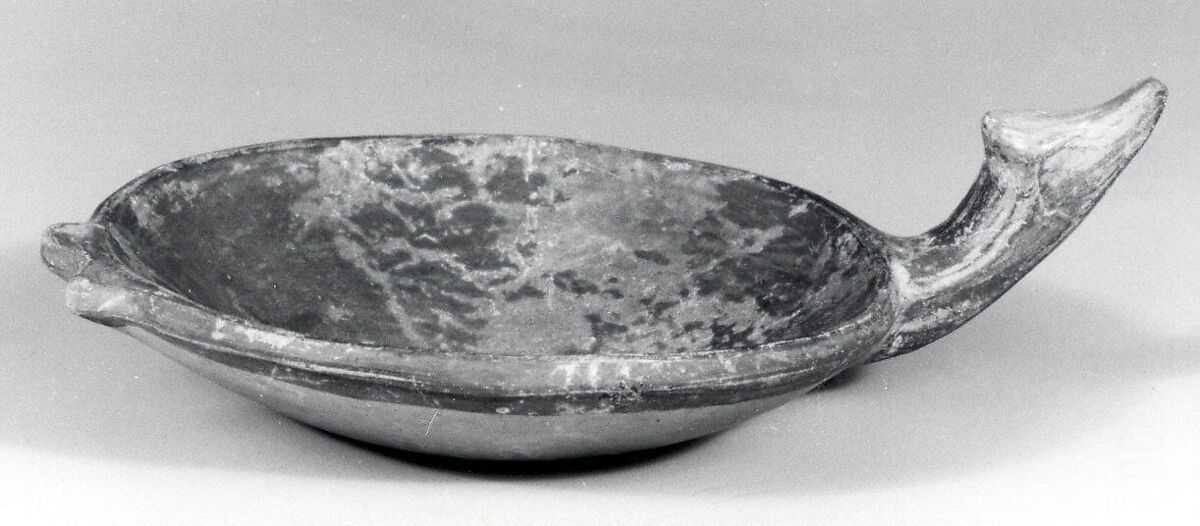 Miniature Dish with Handle, Ceramic, Inca