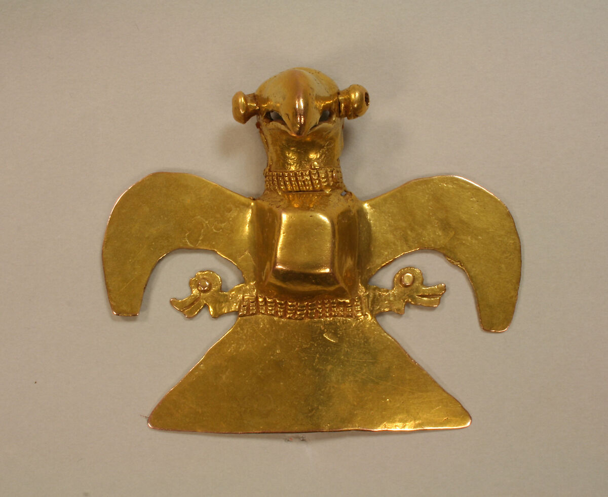 Cast Gold Eagle Pendant, Gold (cast), Chiriqui 