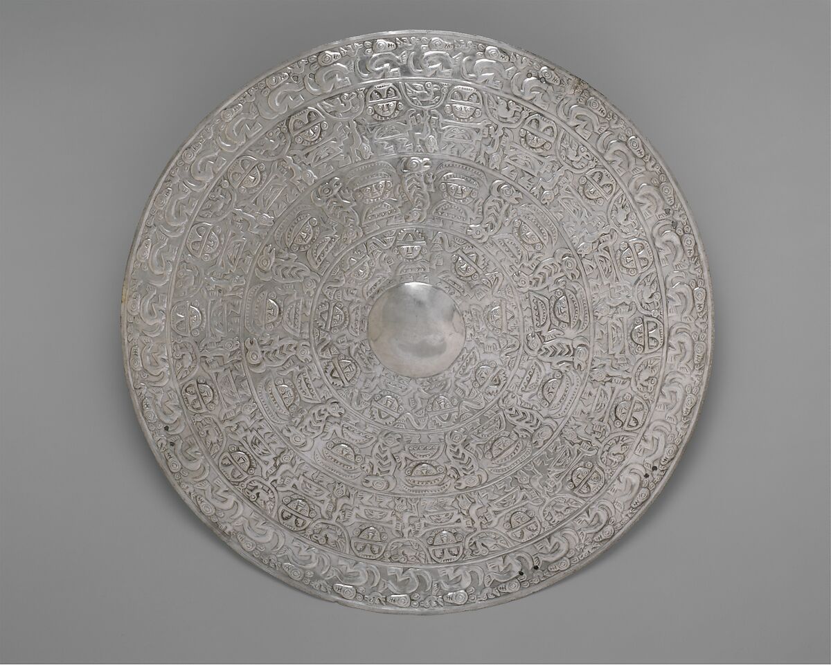 Shield cover, Chimú artist(s), Silver, Chimú
