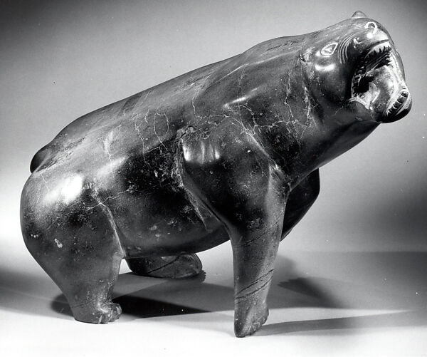 Stone Bear, Kiawak Ashoona, Stone, Inuit 