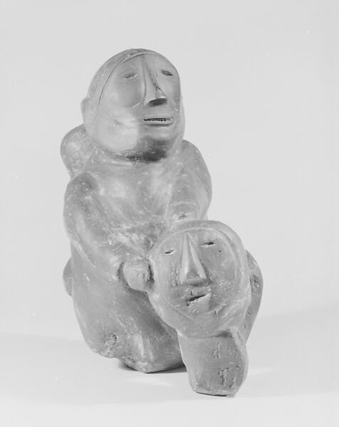 Stone Mother and Child, Nirvink, Stone, Inuit 