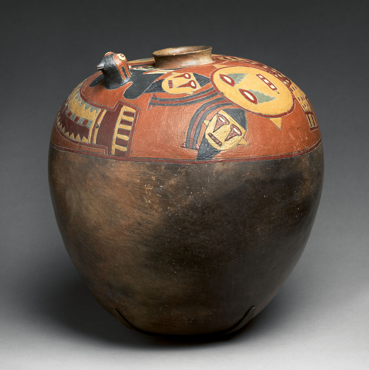 Storage jar, Paracas artist(s), Ceramic, post-fire paint, Paracas