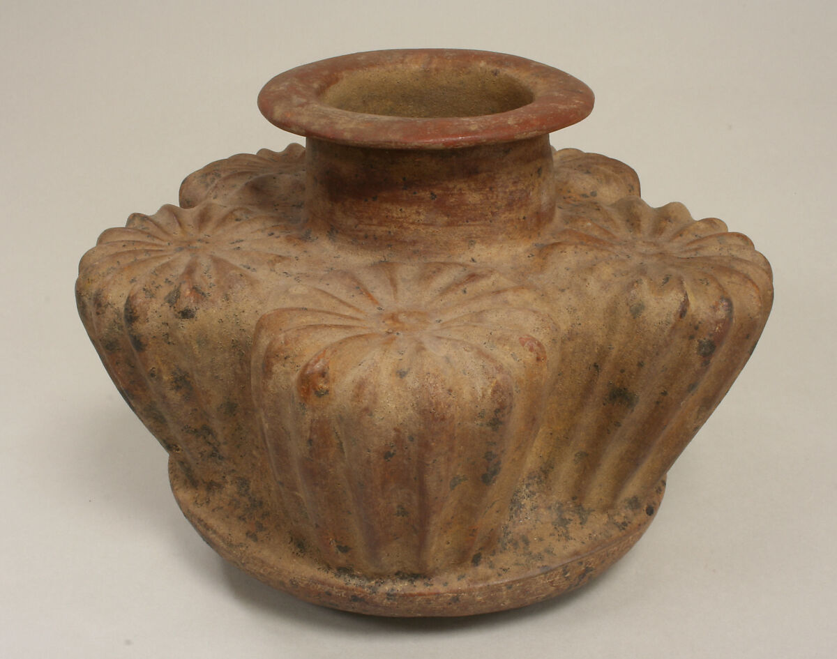 Cactus Jar, Ceramic, Colima 
