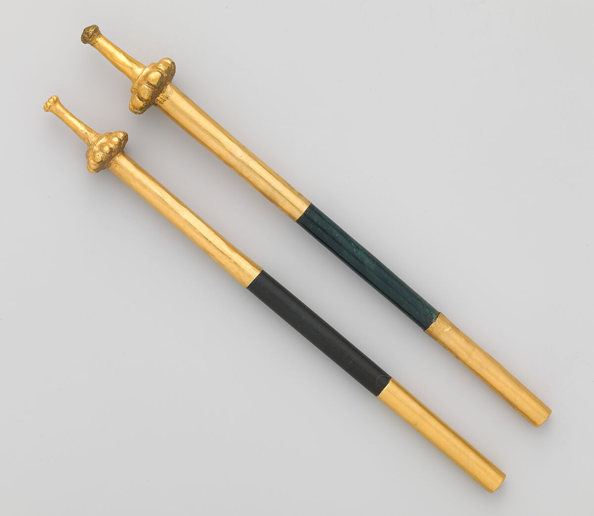 Ear Rod, Gold, greenstone, Coclé (Macaracas)