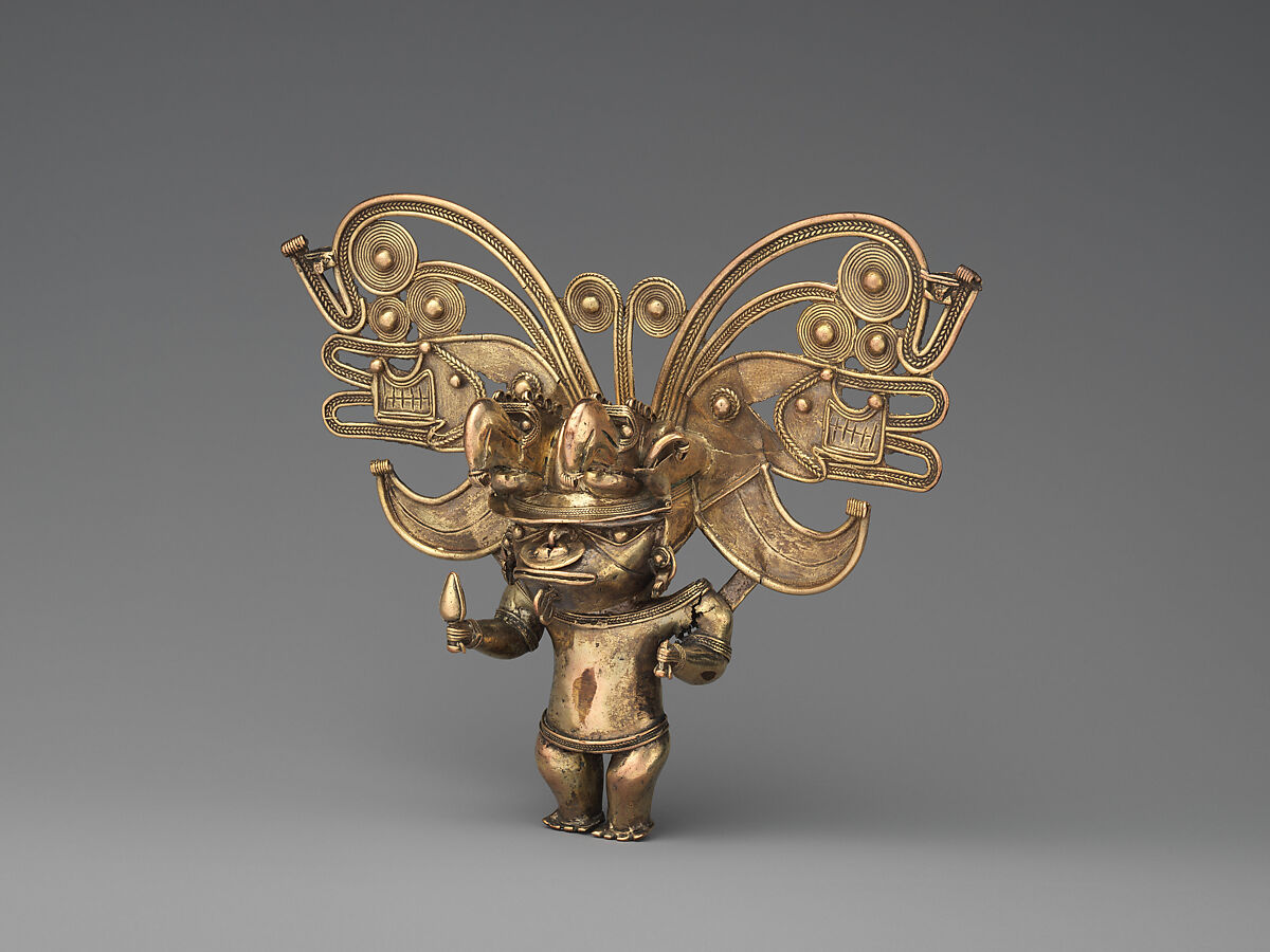 Figure Pendant, Gold, Tairona