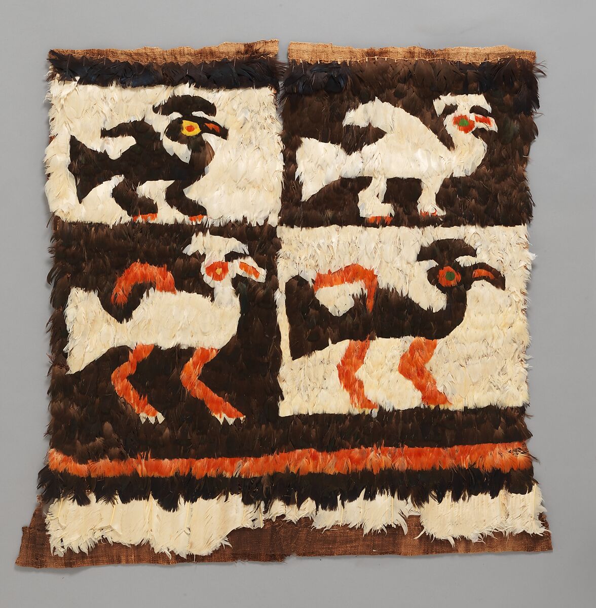 Feathered Tunic, Cotton, feathers, Chimú